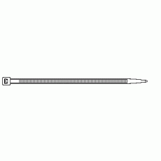 100 Stck Kabelbinder 280x4,8 mm wei