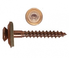 4,5x120 mm Spenglerschrauben Edelstahl verkupfert mit Torx 100 St�ck