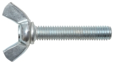 Fl�gelschrauben amerikanische Form, verzinkt M6x30mm 3 St�ck