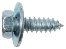 Blechschrauben mit Scheibe 6,3x16mm 5 St�ck Sechskantkopf, verzinkt, DIN 6901
