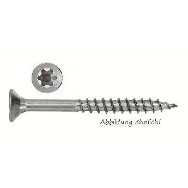 50 Stück schwarze Spanplattenschrauben EDELSTAHL A2 SCHWARZ Senkkopf 3,5X20 TORX 