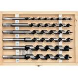 Schlangenbohrer Satz im Holzkasten 6 teilig 230mm L�nge