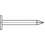 Dachpappstifte/Breitkopfstifte 2,5x25 mm 2,5 Kg feuerverzinkt