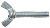 Fl�gelschrauben amerikanische Form, verzinkt M6x30mm 3 St�ck