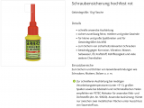 Petec Schraubensicherung Rot 10g Hochfest