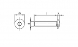 Zaunbauschrauben 8x45mm 50 Stck Edelstahl